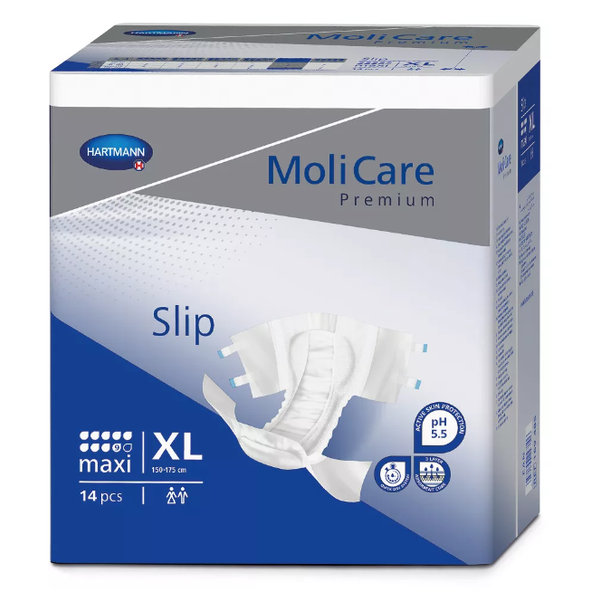 MoliCare Premium Maxi XL plienkové nohavičky (150-175cm), 3900ml, 14ks
