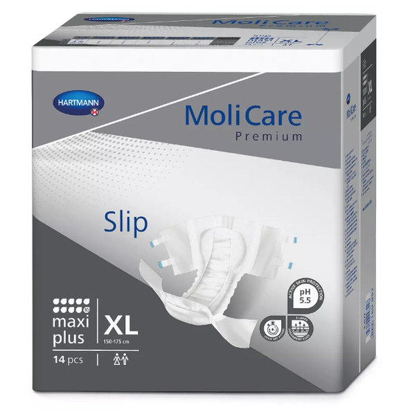 MoliCare Premium Maxi Plus XL plienkové nohavičky (150-175cm), savosť 4100ml, 14ks