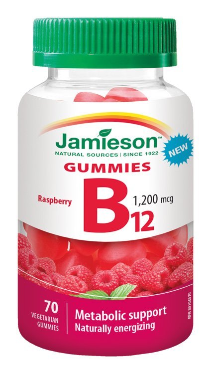 E-shop Jamieson Vitamín B12 Gummies 1200 mcg 70 želatínové pastilky