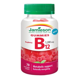 Jamieson Vitamín B12 Gummies 1200 mcg 70 želatínové pastilky