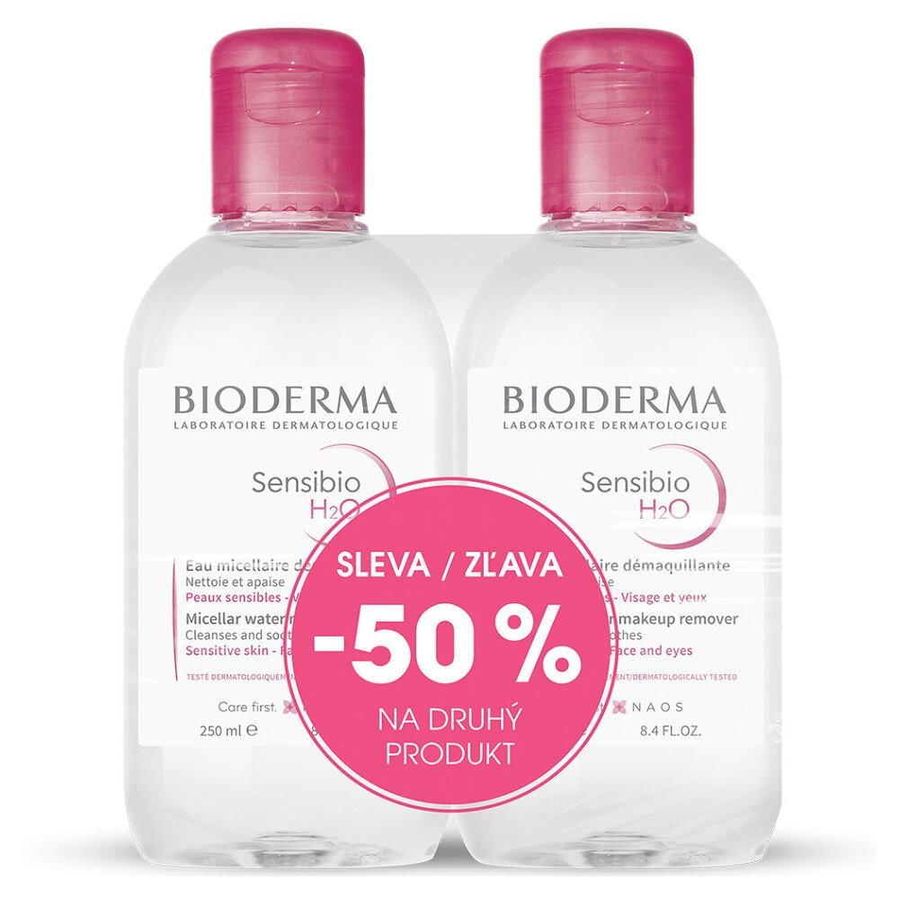 E-shop BIODERMA Sensibio H2O micelárna voda 250 + 250ml