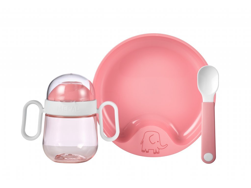 E-shop MEPAL Set jedálenský detský Mio 3ks Pink
