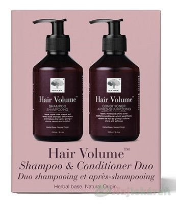 E-shop NEW NORDIC Hair Volume Shampoo & Conditioner Duo, šampón 250 ml + kondicionér 250 ml