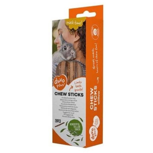 Maškrta DUVO+ žuvacie tyčinky vŕba pre hlodavce 20ks