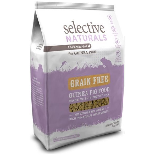 Supreme Selective Grain Free Guinea Pig krmivo pre morčatá bez obilovín 1,5kg