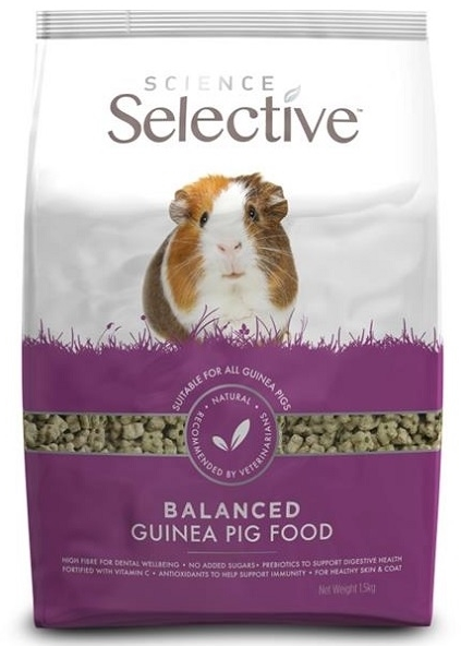 E-shop Supreme Science®Selective Guinea Pig krmivo pre morčatá 1,5kg
