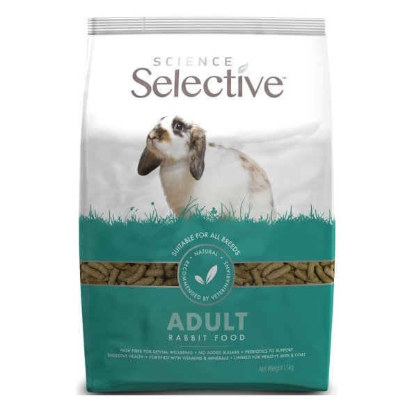 Supreme Science®Selective Rabbit krmivo pre dospelé králiky 1,5kg