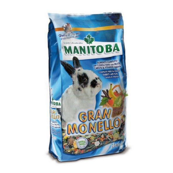 Gran Monello kompletné prémiové krmivo pre zakrslé králiky 1kg