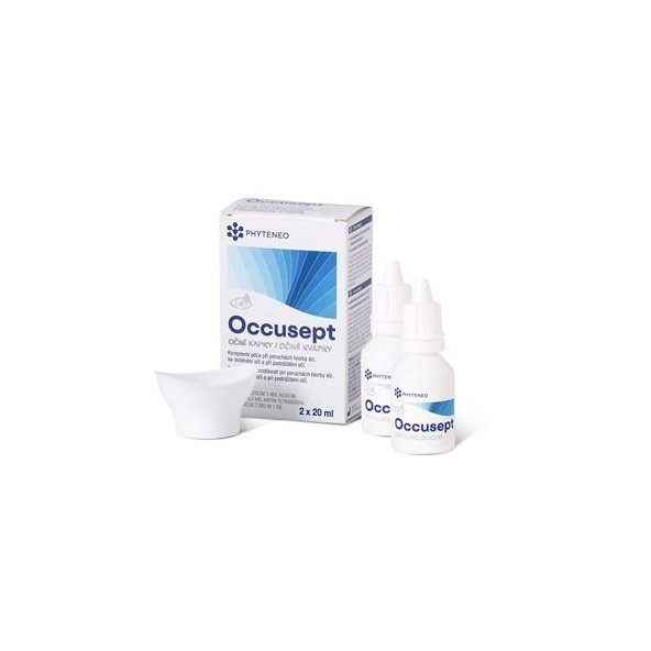 Phyteneo Occusept očné kvapky s vaničkou 2x20ml