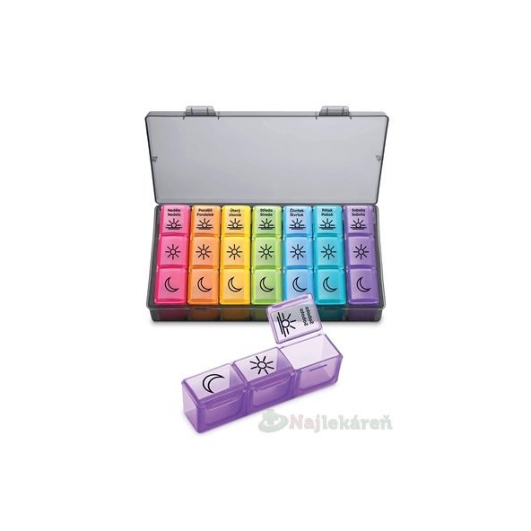 SimplyMED Týždenný dávkovač liekov