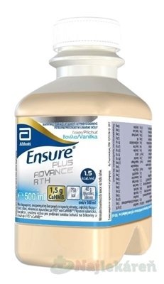 E-shop ENSURE Plus Advance RTH vanilková príchuť 500 ml