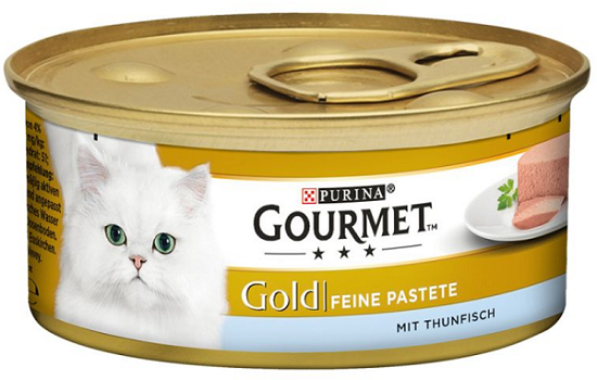 E-shop GOURMET GOLD cat tuniak paštéta konzervy pre mačky 12x85g