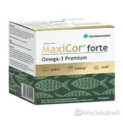 Neuraxpharm MaxiCor forte Omega-3 Premium 90 ks