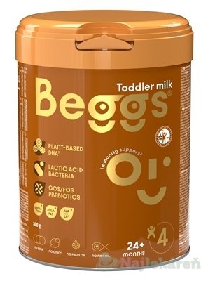 Beggs 4 batoľacie mlieko, výživa malých detí (od ukonč. 24. mesiaca) 800 g