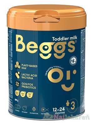 Beggs 3 batoľacie mlieko, výživa malých detí (od ukonč. 12. do 24. mesiaca) 800 g