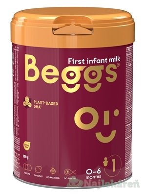 E-shop Beggs 1 počiatočná dojčenská mliečna výživa (od narodenia) 800 g