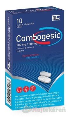 E-shop Combogesic 500 mg/150 mg 10 tabiel