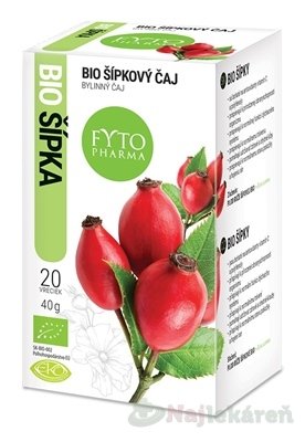 E-shop FYTO Bio Šípkový čaj, 20x2 g