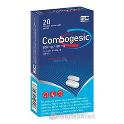 Combogesic 500 mg/150 mg 20 ks
