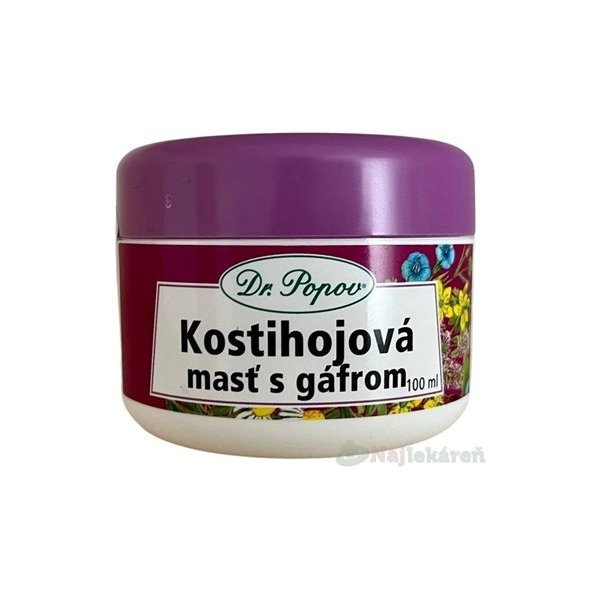 DR. POPOV MASŤ KOSTIHOJOVÁ S GÁFROM 100 ml
