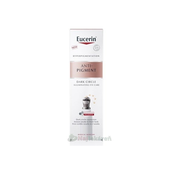 Eucerin ANTIPIGMENT Očný krém proti tmavým kruhom pod očami 15ml