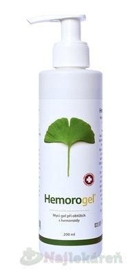 E-shop Hemorogel intímny umývací gél, s pumpičkou 200 ml