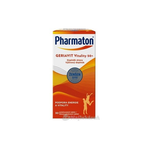 Pharmaton GERIAVIT Vitality 50+ (30tbl)