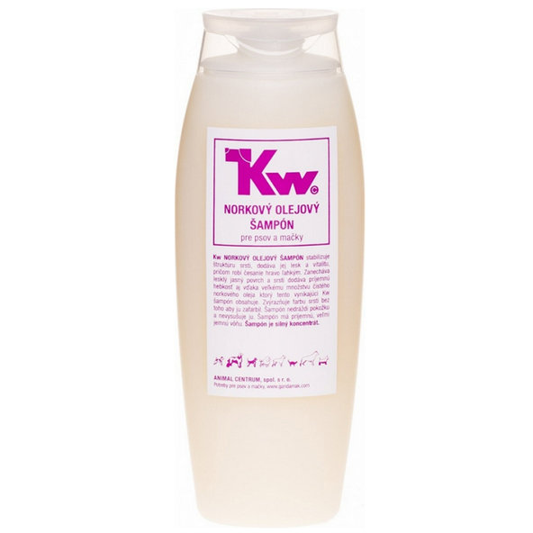 KW šampón olejový norkový pre psy a mačky 250ml