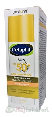E-shop Daylong Cetaphil SUN Fluid SPF 50+ fluid s ochranným faktorom 50 ml
