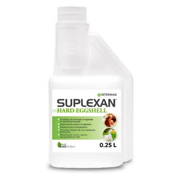 Suplexan perorálny roztok pre pevnú škrupinu vajec u hydiny 250ml