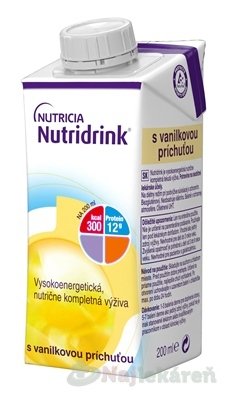 E-shop Nutridrink s vanilkovou príchuťou 24x200 ml