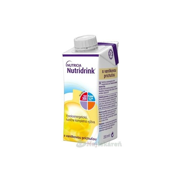 Nutridrink s vanilkovou príchuťou 24x200 ml
