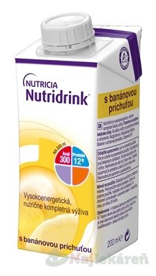 E-shop Nutridrink s banánovou príchuťou 24x200 ml