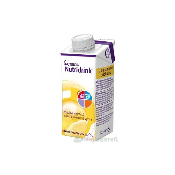 Nutridrink s banánovou príchuťou 24x200 ml