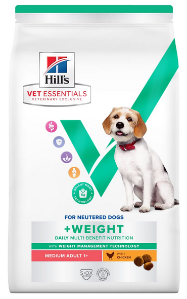 E-shop HILLS VE Canine Multi Benefit Adult Weight Medium Chicken granule pre psy 10kg