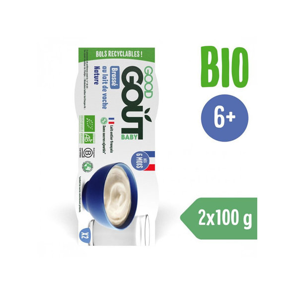 GOOD GOUT BIO Dezert mliečny (2x100 g), 6m+
