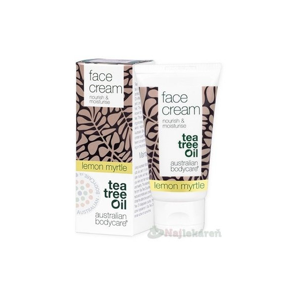 ABC tea tree oil FACE CREAM LEMON M.- Pleťový krém hydratačný 50 ml
