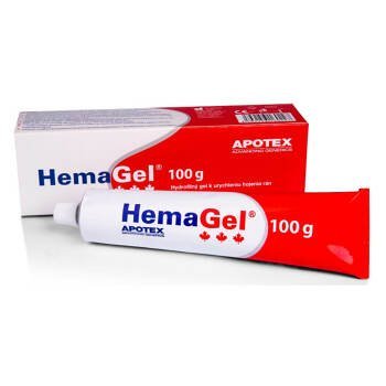 E-shop HemaGel gél na ošetrenie povrchových poranení 100 g