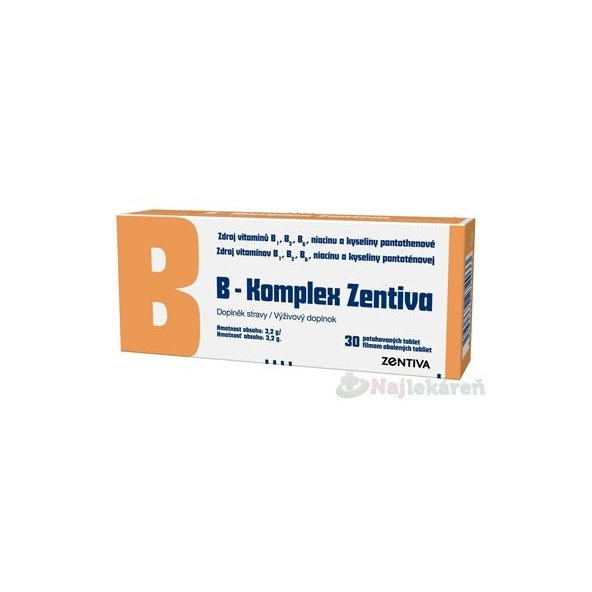 Zentiva B-Komplex 30 tabliet