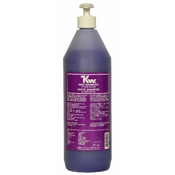 KW šampón na bielu srsť pre psy a mačky 1000ml