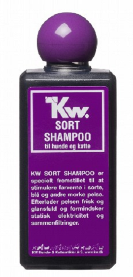 E-shop KW šampón čierny pre psy a mačky s čiernou srsťou 200ml