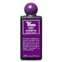 KW šampón čierny pre psy a mačky s čiernou srsťou 200ml