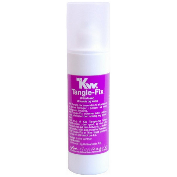 KW rozčesávač Tangle fix pre psy a mačky - náhrádná náplň 250ml