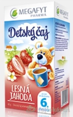 E-shop MEGAFYT Detský čaj LESNÁ JAHODA, 20x2 g