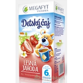 MEGAFYT Detský čaj LESNÁ JAHODA, 20x2 g