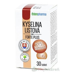 EDENPharma KYSELINA LISTOVÁ forte plus 30ks