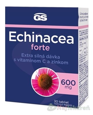 E-shop GS Echinacea FORTE 600 na imunitu, 30 tbl