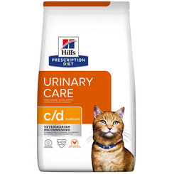 HILLS PD Feline c/d Multicare Chicken Dry granule pre mačky 3kg