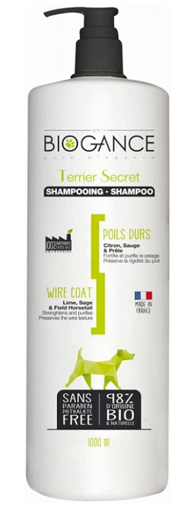 E-shop BIOGANCE Terrier Secret (Wire Coat) šampón pre teriérov 1000ml