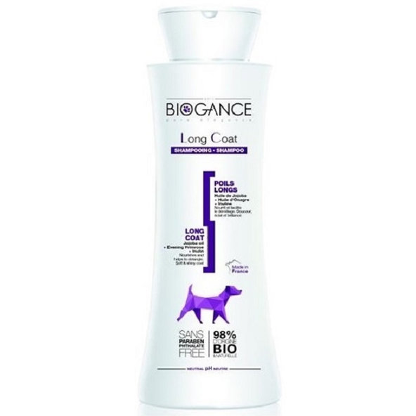 BIOGANCE Long Coat šampón pre dlhosrsté plemená psov 250ml